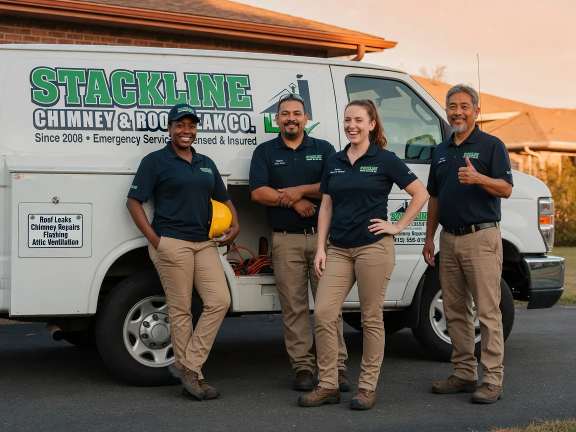 Chimney flashing repair company in Wann, OK